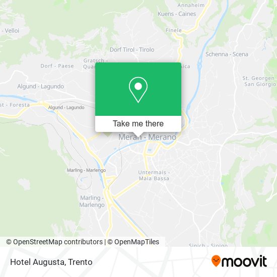Hotel Augusta map