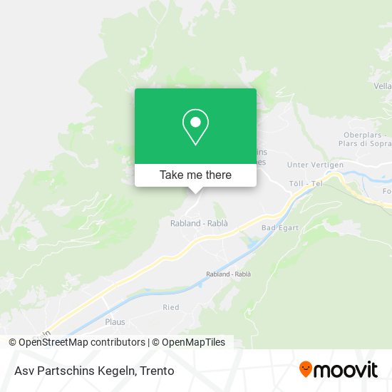 Asv Partschins Kegeln map