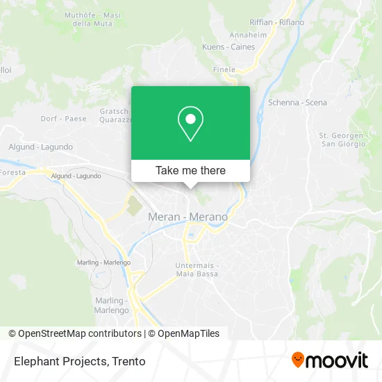 Elephant Projects map