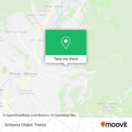 Schenna Chalet map