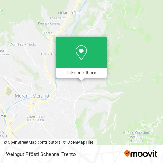 Weingut Pföstl Schenna map