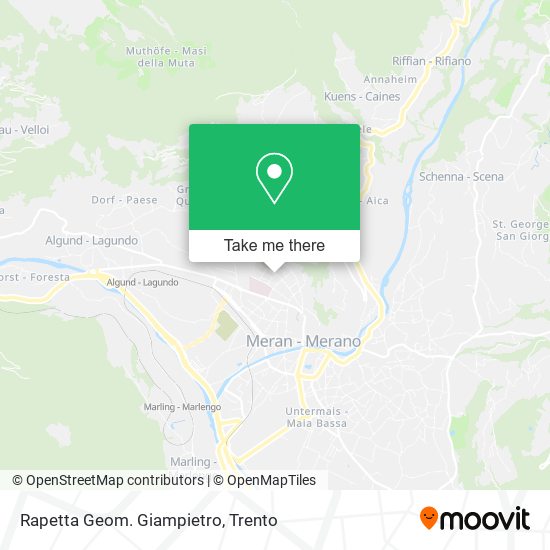 Rapetta Geom. Giampietro map