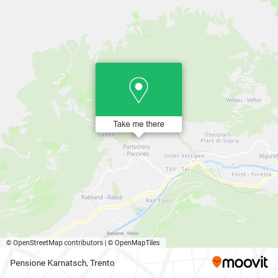 Pensione Karnatsch map