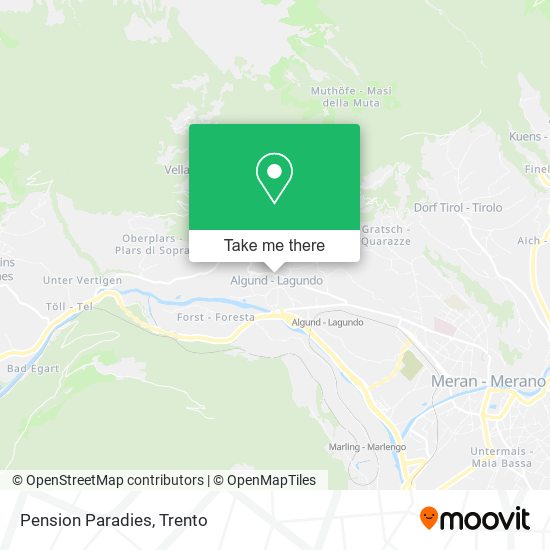 Pension Paradies map