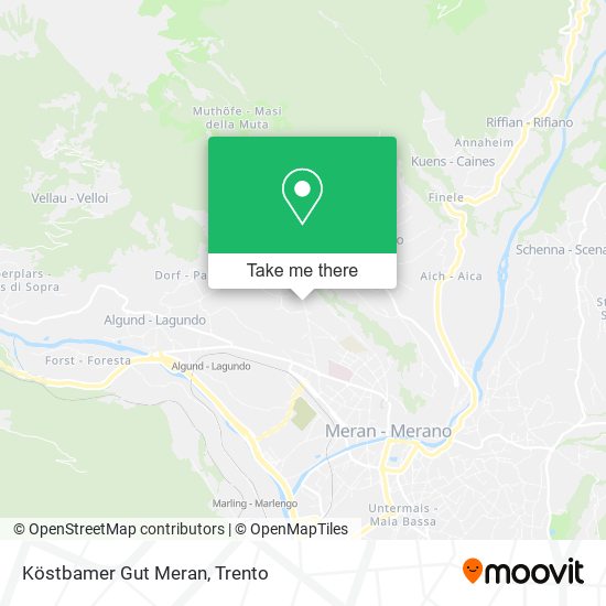 Köstbamer Gut Meran map