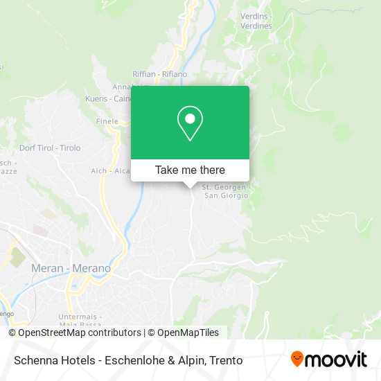 Schenna Hotels - Eschenlohe & Alpin map