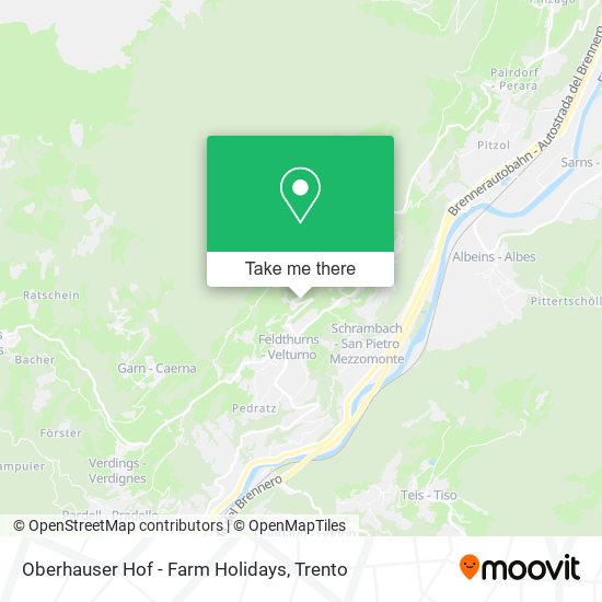 Oberhauser Hof - Farm Holidays map