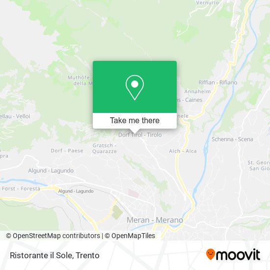 Ristorante il Sole map