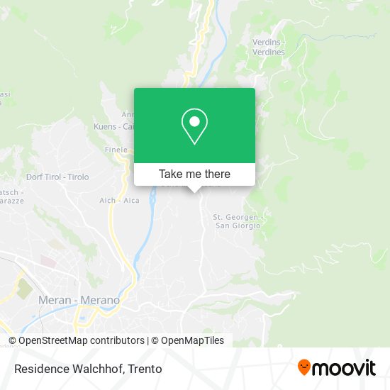 Residence Walchhof map