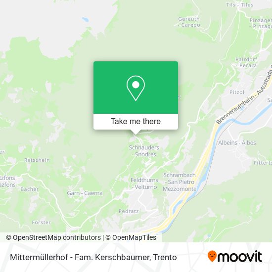 Mittermüllerhof - Fam. Kerschbaumer map
