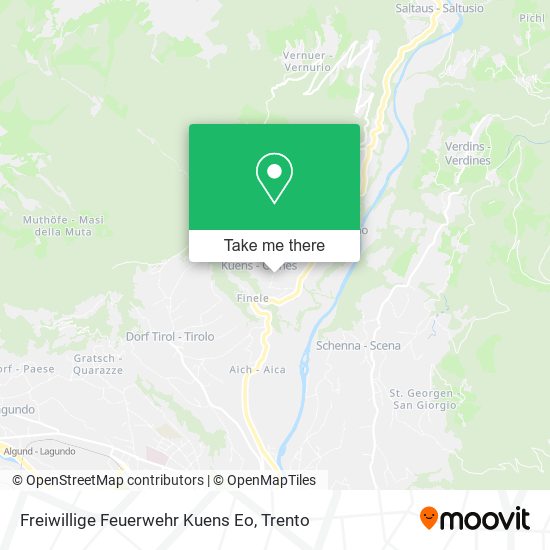 Freiwillige Feuerwehr Kuens Eo map