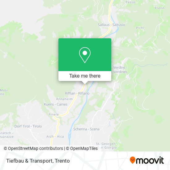 Tiefbau & Transport map