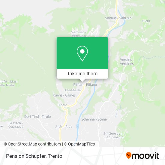 Pension Schupfer map