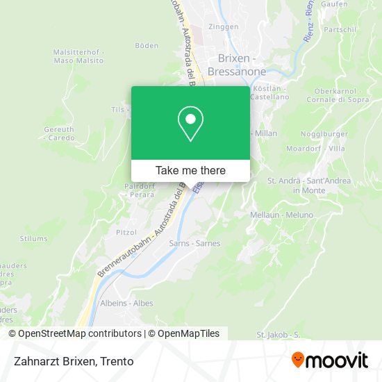 Zahnarzt Brixen map