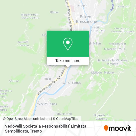 Vedovelli Societa' a Responsabilita' Limitata Semplificata map