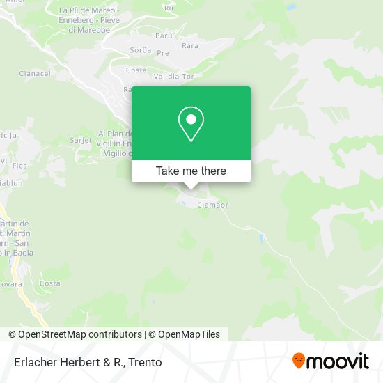 Erlacher Herbert & R. map