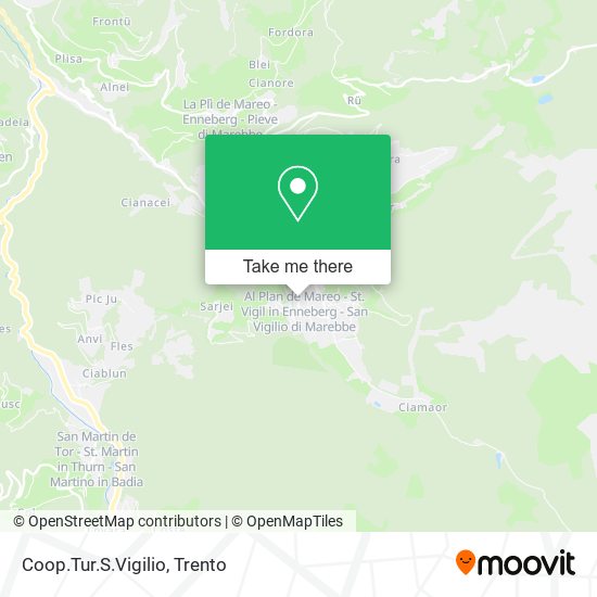 Coop.Tur.S.Vigilio map