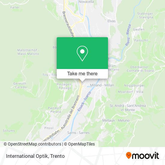 International Optik map