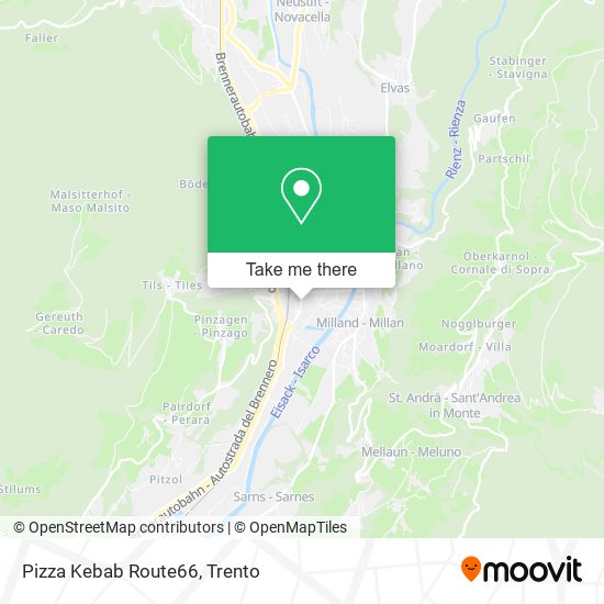 Pizza Kebab Route66 map