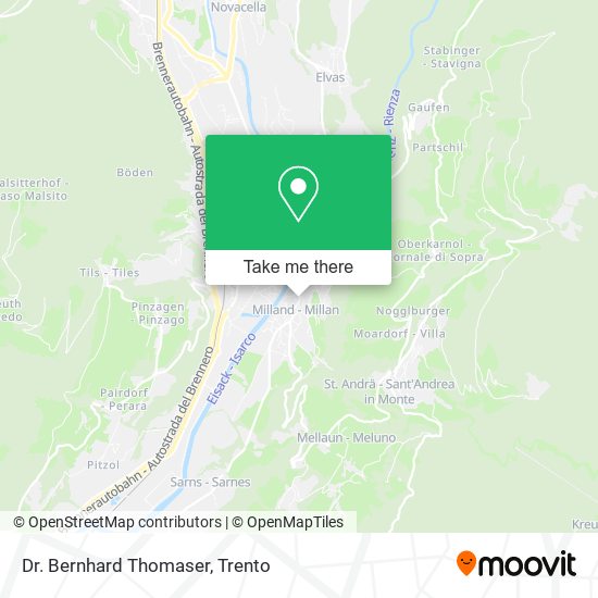 Dr. Bernhard Thomaser map