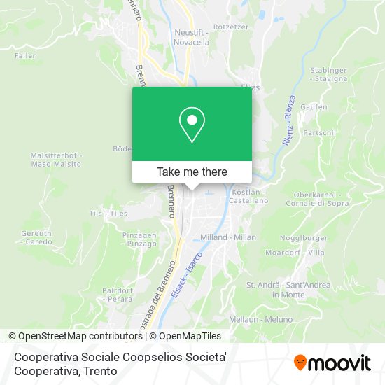 Cooperativa Sociale Coopselios Societa' Cooperativa map