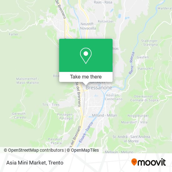 Asia Mini Market map