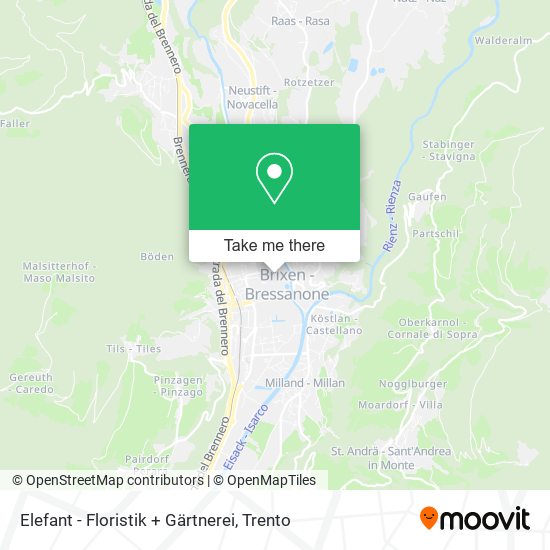 Elefant - Floristik + Gärtnerei map