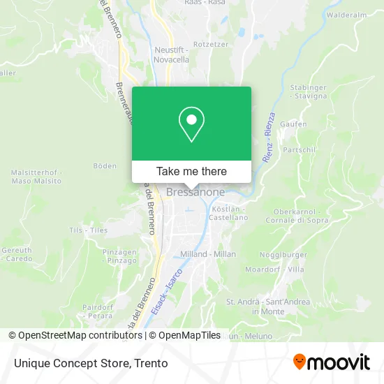 Unique Concept Store map