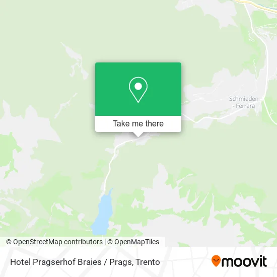 Hotel Pragserhof Braies / Prags map