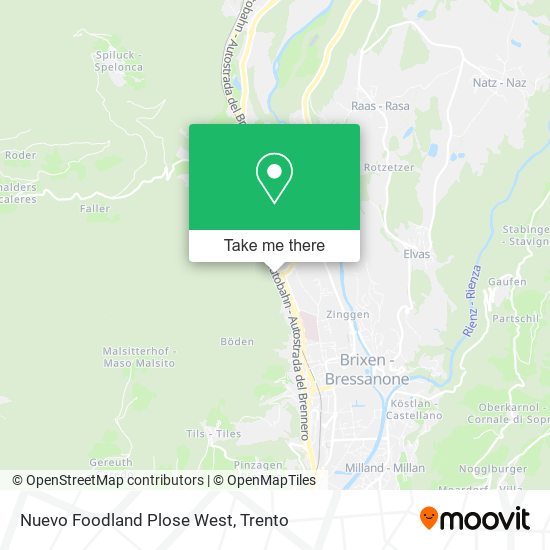 Nuevo Foodland Plose West map