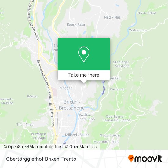 Obertörgglerhof Brixen map