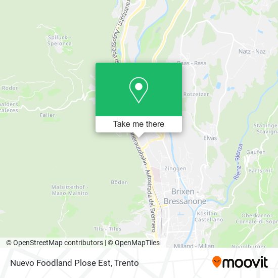 Nuevo Foodland Plose Est map