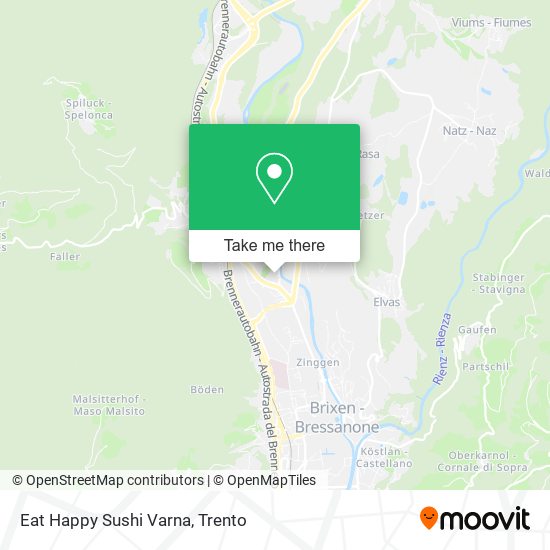 Eat Happy Sushi Varna map