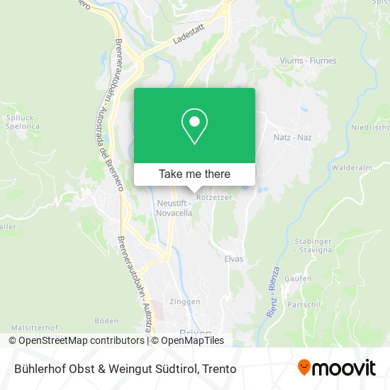 Bühlerhof Obst & Weingut Südtirol map
