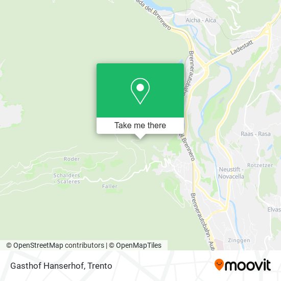 Gasthof Hanserhof map