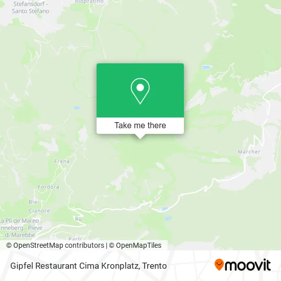 Gipfel Restaurant Cima Kronplatz map