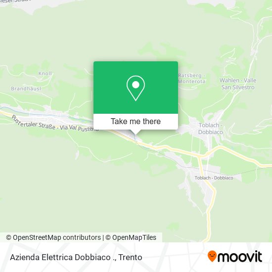 Azienda Elettrica Dobbiaco . map