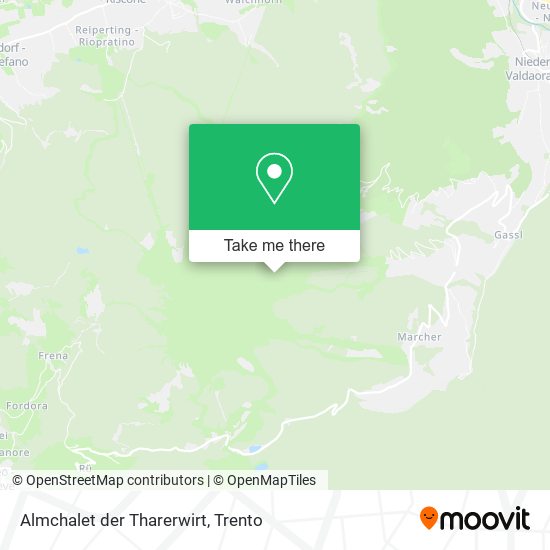 Almchalet der Tharerwirt map