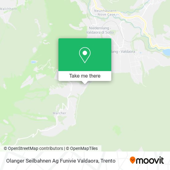 Olanger Seilbahnen Ag Funivie Valdaora map