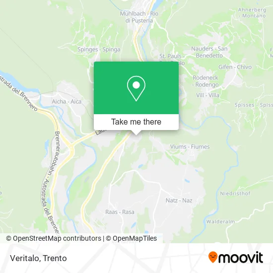 Veritalo map