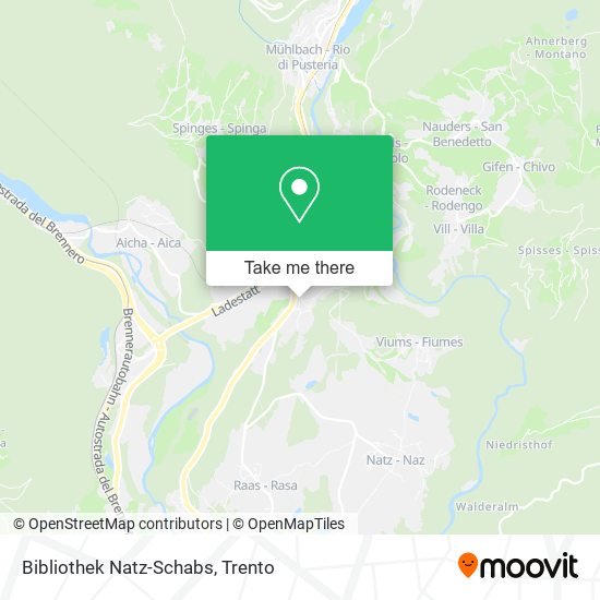 Bibliothek Natz-Schabs map