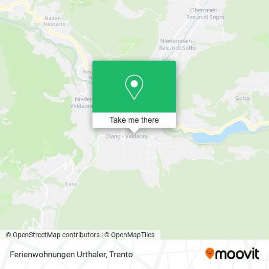 Ferienwohnungen Urthaler map