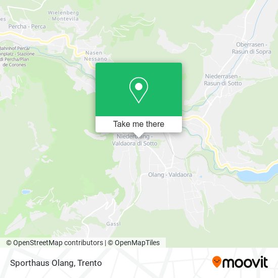 Sporthaus Olang map