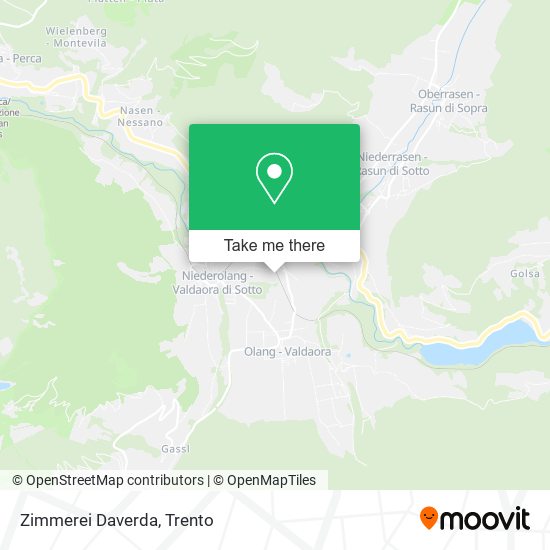 Zimmerei Daverda map
