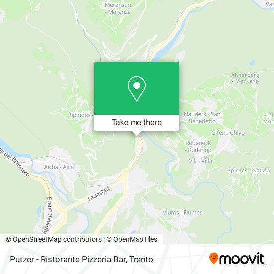 Putzer - Ristorante Pizzeria Bar map