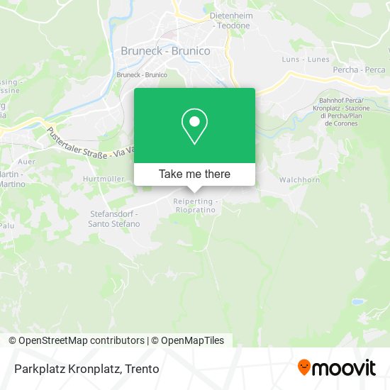 Parkplatz Kronplatz map
