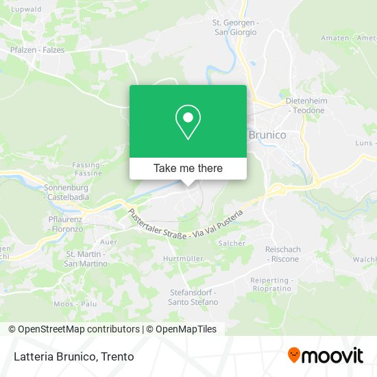 Latteria Brunico map