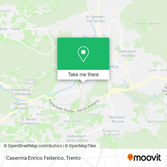 Caserma Enrico Federico map