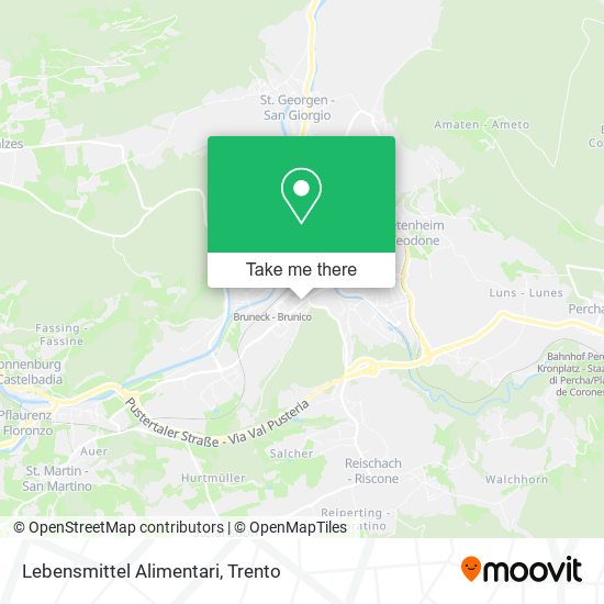 Lebensmittel Alimentari map