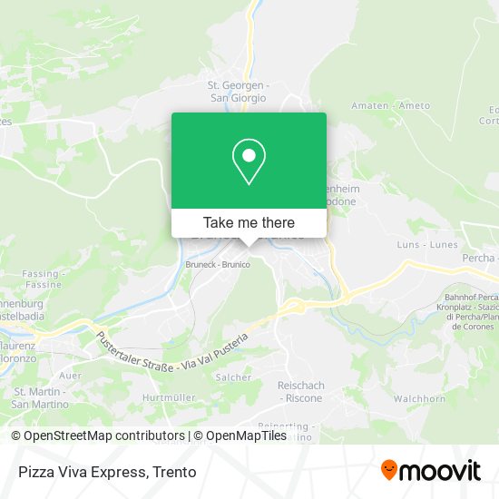 Pizza Viva Express map